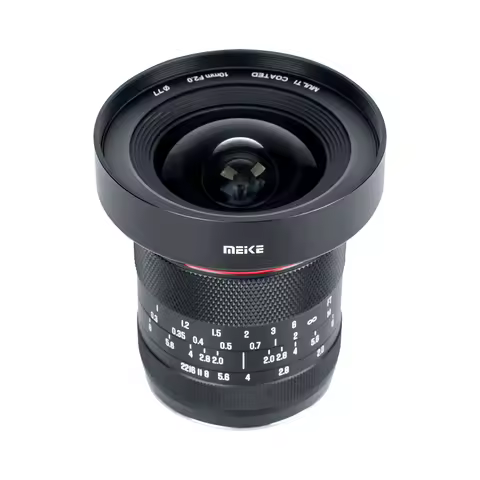 Meike 10mm F2.0 Aps-C Prime Manual Focus Wide Angle Lens for Sony E/Fuji X/Canon RF/Nikon Z Mount Ca