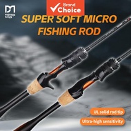 FISHINGFANS High Carbon Blank 6kg Drag UL Power Solid Tip UL Ultralight Power 1-5g Sensitive Crappie