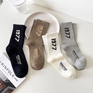 Stdu (Toshi / 年) Men's Socks Motif 1977 Essenti4ls Hypebeast Socks Daily Quality