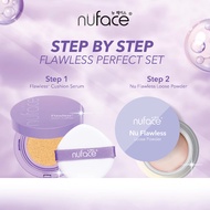 [2in1] Nuface Flawless Serum Cushion & Nu Flawless Loose Powder Package