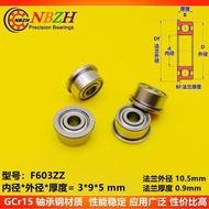 Flange Cup Shi Bearing F603 F603ZZ DDLF-930ZZ 3 * 9 * 5mm S1XS