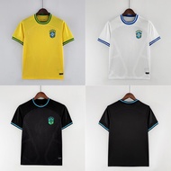 Brazil Team Jersey No. 22/23 New Style Short-Sleeved Training Uniform No. 9 Hot Sols No. 10 Nemal Fo