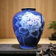 🇯🇵日本名窯深川製磁20CM高｜紫陽花描金花瓶 日式花器｜中古近新 | Vintage Fukagawa Seiji Vase