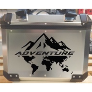 Mountain Adventure Sticker Black