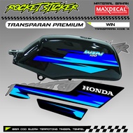 WIN Striping Variation Sticker WIN UV TRANSPARENT CODE 14 PREMIUM MAXDECAL MATERIAL