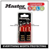 MasterLock 646T 20mm Combination Padlock Number Numbered Padlock TRAVEL LUGGAGE LOCKER Bag Padlock