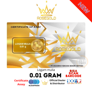 Logam Mulia Rose Gold 0.01 Gram MiniGold