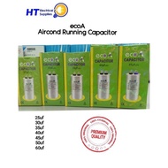 ECO A CAPACITOR AIRCOND RUNNING : 25uF/30uF/35uF/40uF/45uF/50uF/60uF