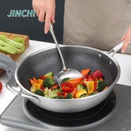 不粘炒锅 专供两面屏锅316不锈钢炒菜锅炒锅不粘锅 蜂窝炒锅