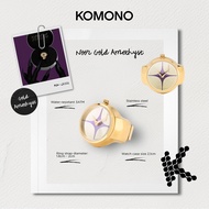 Komono Noor -  Gold Amethyst | Stainless Steel | Ring Watch