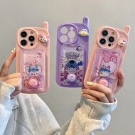 3D Fun Game Ring Water Machine Case for iPhone X XR XS 11 12 13 14 15 Pro Max 7 8 Plus Cartoon Fun G