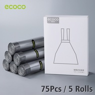 (พร้อมส่ง)ECOCO ถังขยะ 10 ลิตร ถังขยะในห้องน้ำ ในตัวสองชั้น เปิดเพียงคลิกเดียว ถุงขยะ