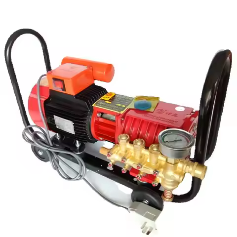 Shen Long High Pressure Washer QL-280 380 Commercial Washing Machine 60/80Bar 10/15LPM Wheeled Car P