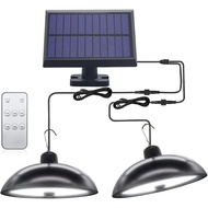 Chunhee Solar Shed Lights Motion Sensor LED Outdoor Dual Waterproof Solar Pendant with Remote Control Patio, Gazebo