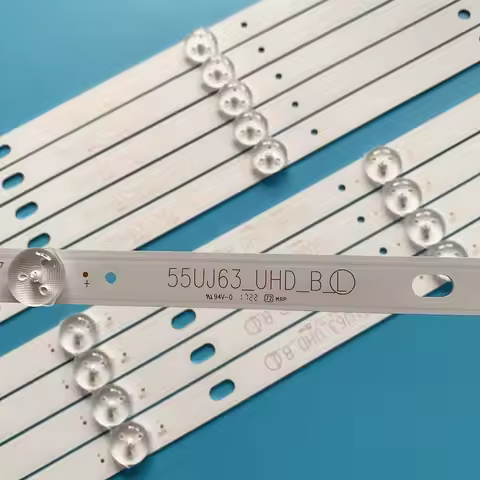 10pcs/set LED Strip For 55UK6100 55UJ6300 55UJ6307 55UJ635V 55UJ634V 55UJ630V 55LJ5500 55UJ635 55UJ6