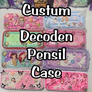 Custom Decoden Pencil case/Custum Decoden Pencil Case