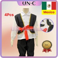 【Mexico】United Nation Costume Mexican Costume for Kids Boy UN Costume Full Set Halloween