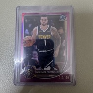 Bowman Chrome Michael Porter Jr. Denver Nuggets Card