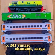 mainan kereta api indonesia,miniatur kereta api,cc 201 vintage,ekonomi