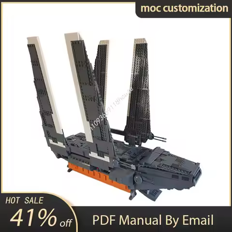 1612PCS Moc Star Battle Zeta Class Shuttle SW-0608 Model Building Blocks Bricks Diy Creative Assembl