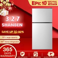 SHANBEN The new smart refrigerator, the new two-door refrigerator, 161L/5.68Cu ft. large capacity re