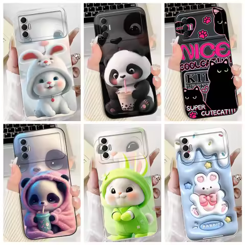 For Tecno Spark 8 8P 8T 8C 8 Pro Case Spark 8C KG5k KG6 KG7 KG8 Cases Lovely Cartoon Luxury Flower P