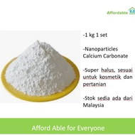 Calcium Carbonate CaCO3 - Cosmetics / Agriculture Grade-1kg