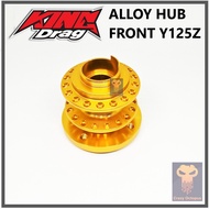 KINGDRAG FRONT ALLOY HUB Y125Z Y125 125Z GOLD KING DRAG WHEEL HUB GOLD