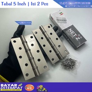 Engsel Pintu 5 inch 5inch 5" Tebal NETZ Engsel Engsel Tebal Jendela Engsel Pintu Besar Engsel jende