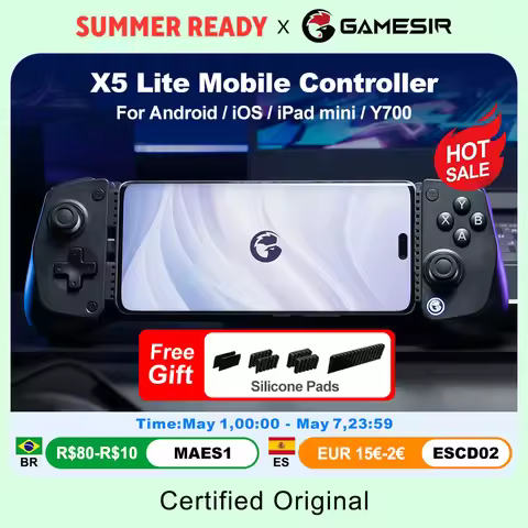 GameSir X5 Lite Mobile Gaming Controller Phone Gamepads for iPhone 16 15 Series IOS iPad Mini Y700 A