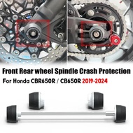Motorcycle Front Rear wheel Spindle Crash Protection For Honda CBR650R CBR 650R 2019-2024 CB650R CB 