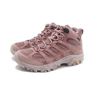 MERRELL MOAB 3 MID WATERPROOF中筒防潑水登山健行鞋 女鞋-藕粉