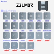 Mijing Z21 MAX 24แผ่น CPU Reballing Stencil แพลตฟอร์มสำหรับ iPhone A8-A16 Huawei Android ชิป IC ปลูก
