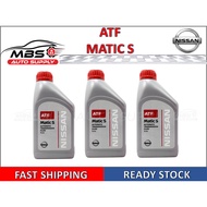 NISSAN ATF MATIC-S AUTO GEAR OIL (1L) (ALMERA,LIVINA,X-TRAIL,NAVARA)