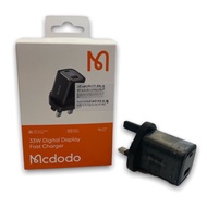 MCDODO 33W DIGITAL DISPLAY FAST CHARGER (CH-1691-512)