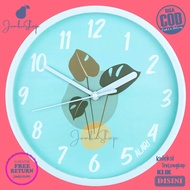 Jam Dinding Quartz Bunga Flower Janda Bolong Alari 6788-1668 Dekorasi Dinding BestSeller Besar