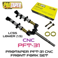 PROTAPER PFT-31 (LOWER 1.0INCH / 1.5INCH ) PREMIUM FRONT CNC FORK SET Y15 V1/V2 & Y16 V1 NON ABS & L