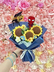 現貨💐Marvel Batman蝙蝠俠Iron man DC復仇者聯盟 超人 美國隊長 蜘蛛俠Spider-Man superman🦸‍♀️畢業花束🎓送禮袋送燈送卡🔥520情人節 花禮 母親節花束 迷