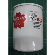 sakura fuel filter FC-1503 , F-6245 diesel fuel filter hino Isuzu Hitachi