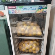Showcase Polytron 3 Rak, 230 Liter, 180 W, SECOND SIAP PAKAI, Bandung