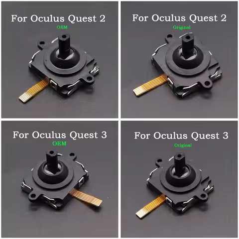 New 3D Analog Joystick For Meta Oculus Quest 2 3 Pro Controller Rocker Module Repair Parts accessori