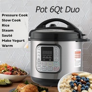 13-in-1 Pot Pro  Pressure Slow Sous Vide Sauté Pan Rice/Grain Cooker 6L