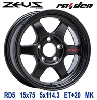 ล้อแม็ก ขอบ15 By LENSO ZEUS RD5 15X7.5 5H114.3 ET+20 สีดำ🇹🇭ราคาโปร1วง✅แถมจุ๊บลมยาง😍 มีรับประกันนาน3ป