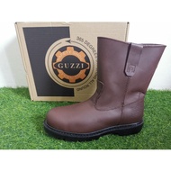 Original Guzzi High Cut Pull On Heavy Duty Safety Boots 302 Sirim Approved