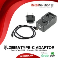 Original Type A to Type C Charger Adapter - Zebra PWR-WUA5V12W0EU 5V 2.5A