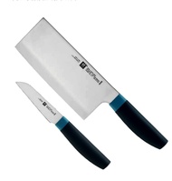 $499  父親節快閃價  名牌 德國孖人牌 ZWILLING 冰點鋼  不銹鋼  高品質 耐用 中式廚刀兩件裝套裝   7”中式廚刀 +   3“蔬果刀  全新  禮盒包裝 未用過 HKTVmall