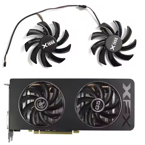 New FD7010H12S FDC10H12S9-C R9 270X GPU Cooler for Xfx R9 285/280/290/290X/280X Rx 480/470 Sapphire 