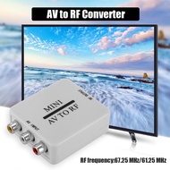 Multi-functional Classic AV To RF Video Converter Practical HD Video Adapter Support RF 67.25/61.25