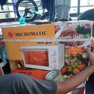 MICROMATIC ELECTRIC OVEN WITH ROTISSERIE AND GRILL