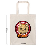 奶油貓 橘貓 貓 插畫 原創設計 環保袋 帆布袋 購物袋 手提袋 包